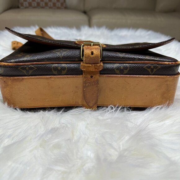 Authentic Louis Vuitton Monogram Cartouchiere GM Crossbody Shoulder Bag - Picture 7 of 12